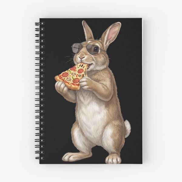Item preview, Funny Rabbit Eating Pizza Animal Lover designed and sold by TerryConnells.