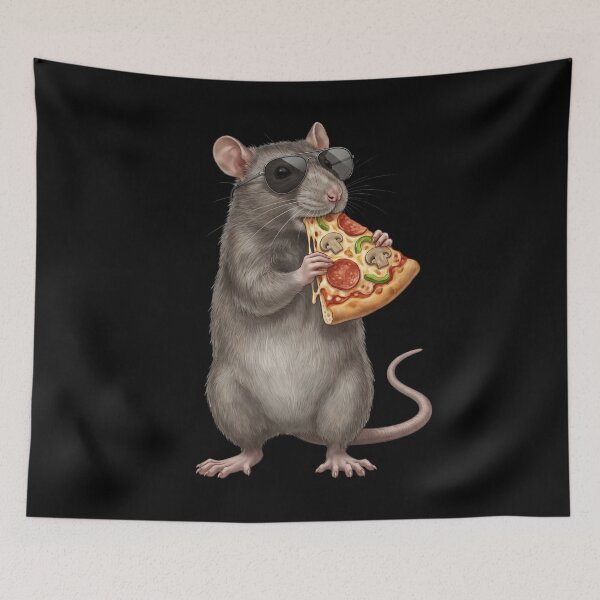 Item preview, Funny Rat Eating Pizza Animal Lover designed and sold by TerryConnells.