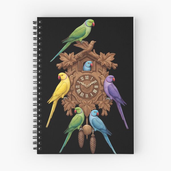 Item preview, Funny Ringneck Parakeet Parrot Clock Mom Dad Lover designed and sold by TerryConnells.