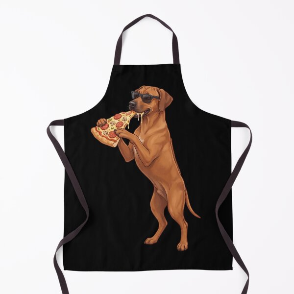 Item preview, Funny Rhodesian Ridgeback Eating Pizza Dog Mom Dad Lover designed and sold by TerryConnells.