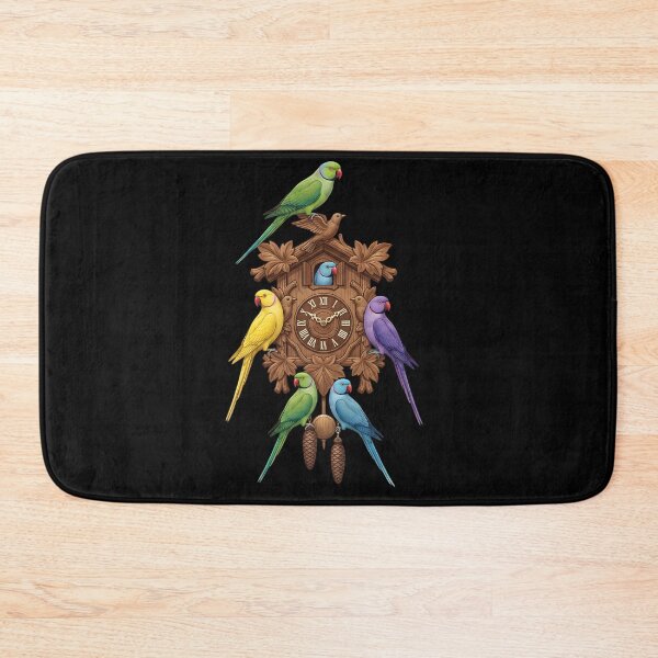 Item preview, Funny Ringneck Parakeet Parrot Clock Mom Dad Lover designed and sold by TerryConnells.