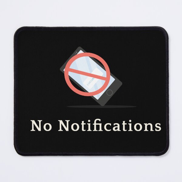 Item preview, No Notifications | Do Not Disturb | Introvert Minimal Aesthetic designed and sold by NeonGrain.