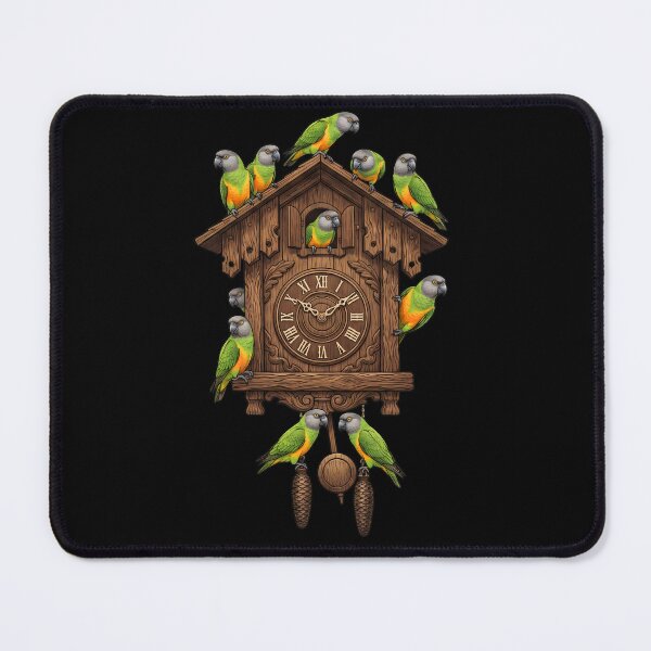 Item preview, Funny Senegal Parrot Clock Mom Dad Lover designed and sold by TerryConnells.