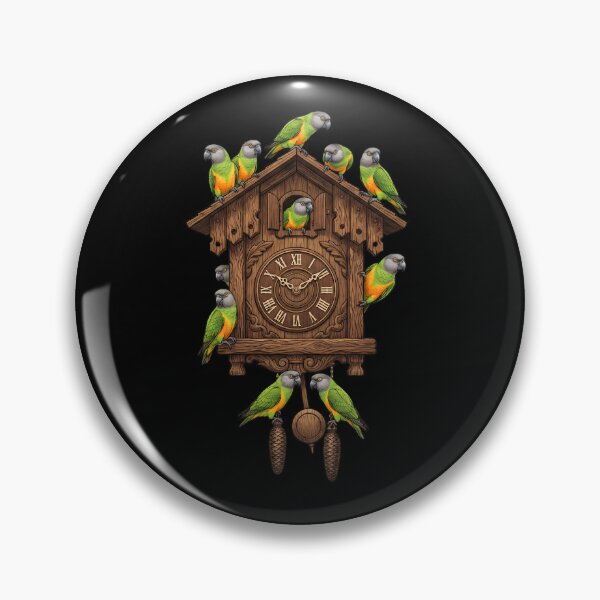 Item preview, Funny Senegal Parrot Clock Mom Dad Lover designed and sold by TerryConnells.