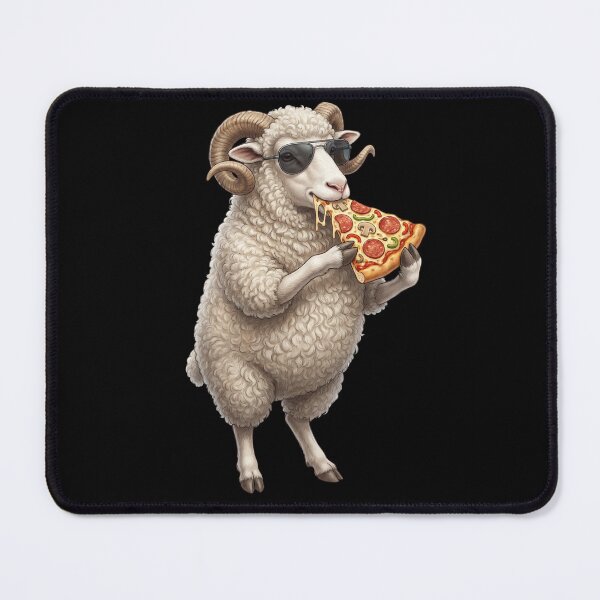 Item preview, Funny Sheep Eating Pizza Animal Lover designed and sold by TerryConnells.