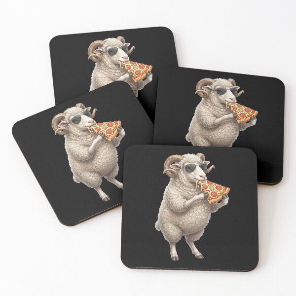 Item preview, Funny Sheep Eating Pizza Animal Lover designed and sold by TerryConnells.