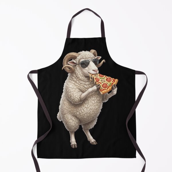 Item preview, Funny Sheep Eating Pizza Animal Lover designed and sold by TerryConnells.