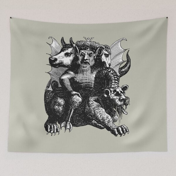 Item preview, The Demon Of Lechery And Lust Triune Beast King designed and sold by taiche.