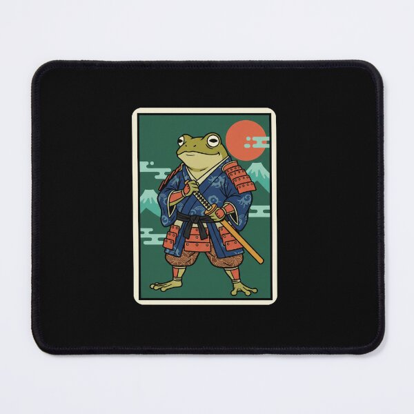 Item preview, Samurai Frog Warrior Japanese Style Cute designed and sold by JordynLadukeg65.