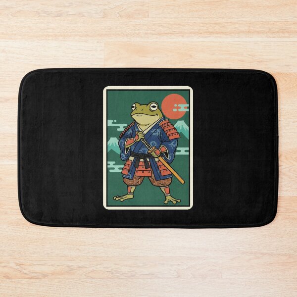 Item preview, Samurai Frog Warrior Japanese Style Cute designed and sold by JordynLadukeg65.