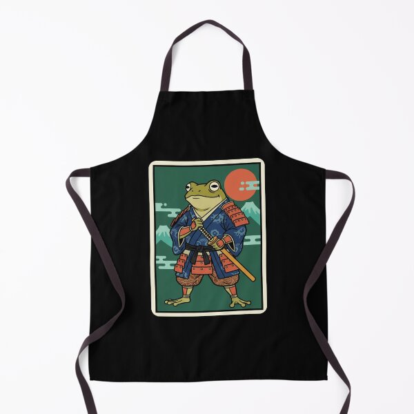 Item preview, Samurai Frog Warrior Japanese Style Cute designed and sold by JordynLadukeg65.