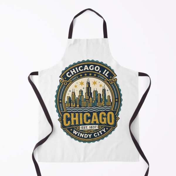 Item preview, Chicago IL Retro Skyline Art – Windy City Travel designed and sold by SpiritAdventure.