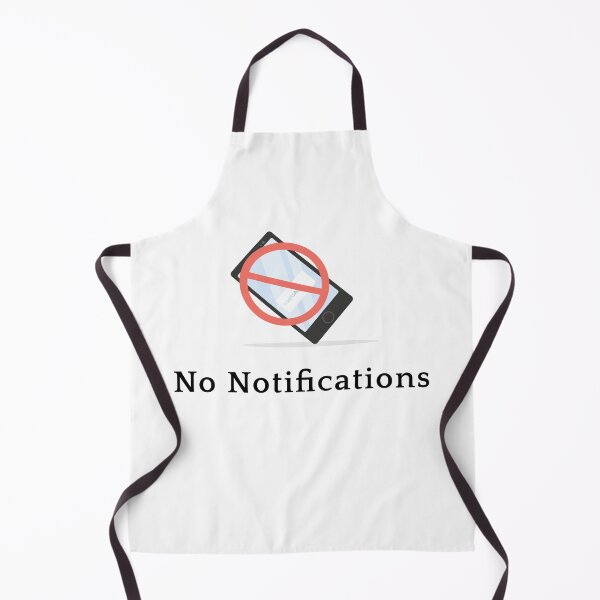 Item preview, No Notifications | Minimal Quiet Aesthetic | Do Not Disturb (Light Version) designed and sold by NeonGrain.