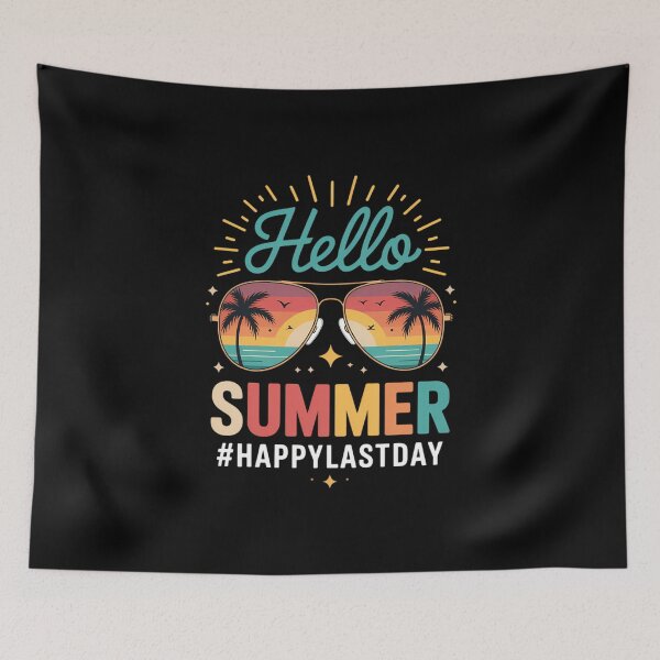 Item preview, Hello Summer Happy Last Day of School Teacher Student designed and sold by FaithAbbott.