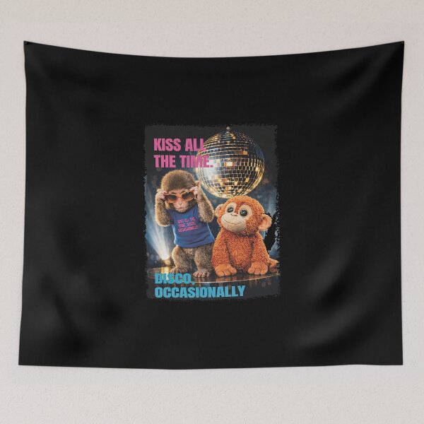 Item preview,  punch monkey Kiss all the time Disco Occasionally designed and sold by AtanacioBridget.