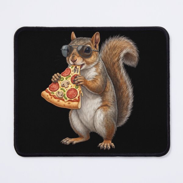 Item preview, Funny Squirrel Eating Pizza Animal Lover designed and sold by TerryConnells.
