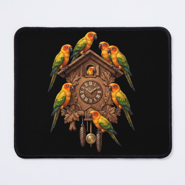 Item preview, Funny Sun Conure Parrot Clock Mom Dad Lover designed and sold by TerryConnells.