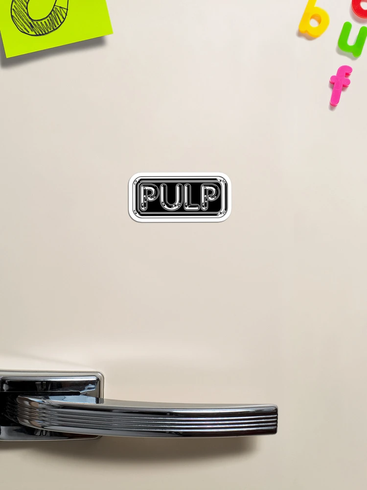 Thumbnail 1 of 3, Magnet, Pulp Rounded Black Logo designed and sold by RtRazor.