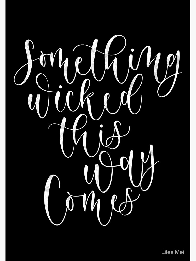Something Wicked This Way Comes, Shakespeare Macbeth Quote" Postcard By Alwaysbookish | Redbubble