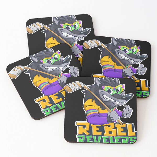 Item preview, Rebel Revelers Mascot Logo designed and sold by RtRazor.