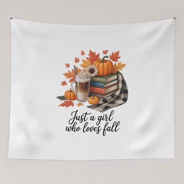 Item preview, Just a Girl Who Loves Fall  designed and sold by FaithAbbott.