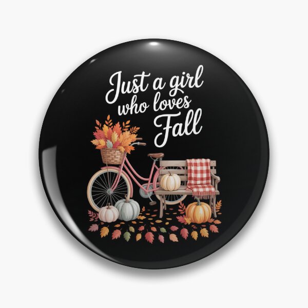Item preview, Just A Girl Who Loves Fall Cozy Autumn Pumpkin designed and sold by FaithAbbott.