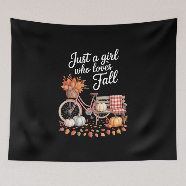 Item preview, Just A Girl Who Loves Fall Cozy Autumn Pumpkin designed and sold by FaithAbbott.