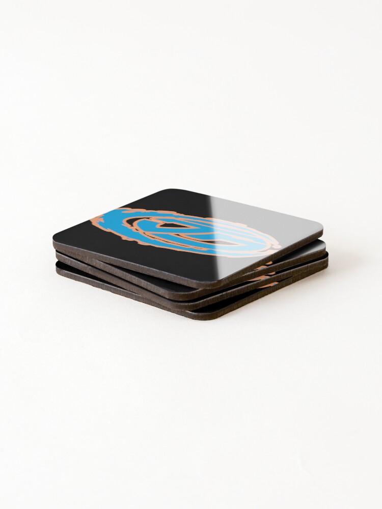 Thumbnail 4 of 5, Coasters (Set of 4), Acceleracers Teku Logo designed and sold by RtRazor.