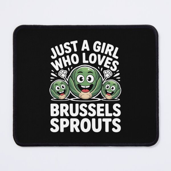 Item preview, Just A Girl Who Loves Brussels Sprouts Vegetable Vegan designed and sold by FaithAbbott.
