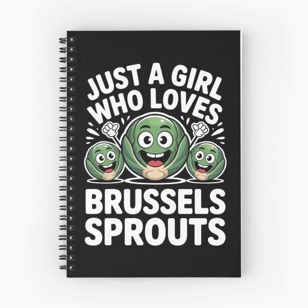 Item preview, Just A Girl Who Loves Brussels Sprouts Vegetable Vegan designed and sold by FaithAbbott.