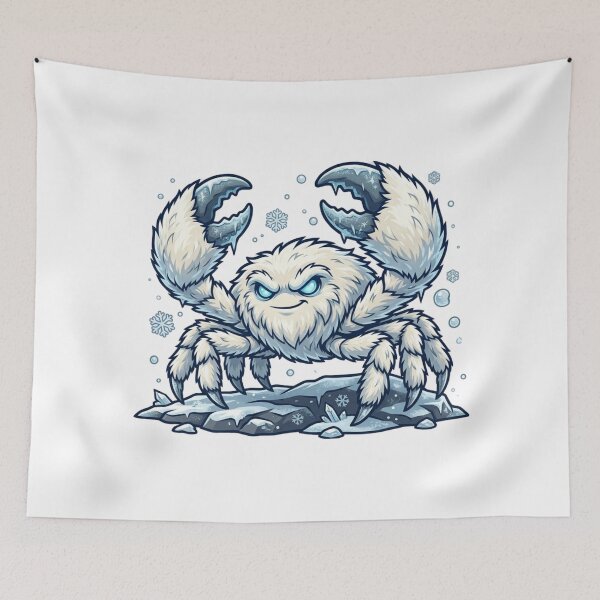 Item preview, Yeti Crab | Sea Angels | Furry Creature Of The Sea designed and sold by Charming-Sip.