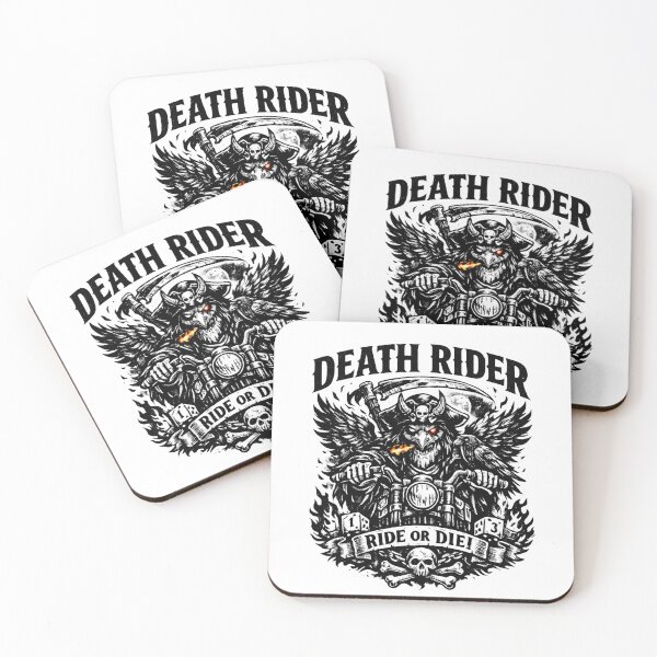 Item preview, Ride Or Die Biker Raven Skull – Dark Gothic Motorcycle Design designed and sold by CosmicSplendor.