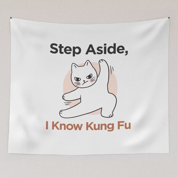Item preview, Step Aside I Know Kung Fu Cat Shirt | Funny Cat Meme Tee | Martial Arts Cat Shirt | Cute Fighting Cat Design | Funny Animal Shirt designed and sold by amareshdas008.