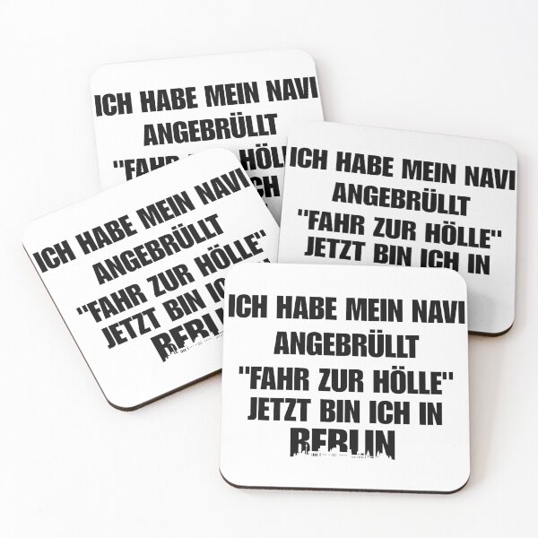 Item preview, I yelled at my satnav, Berlin! designed and sold by LayersDesign.