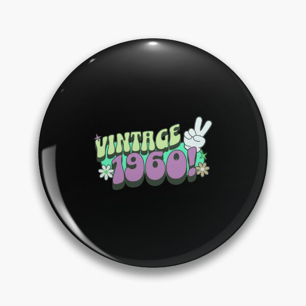 Item preview, Groovy 1960 Birthday, Retro Vintage Nostalgic Hippie Hippy designed and sold by EugeneRBarnett.