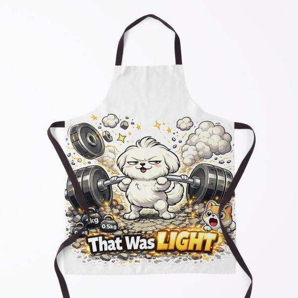 Item preview, Funny Gym Dog That Was Light - Cute Weightlifting Meme Animal Workout Design designed and sold by les3cerises.