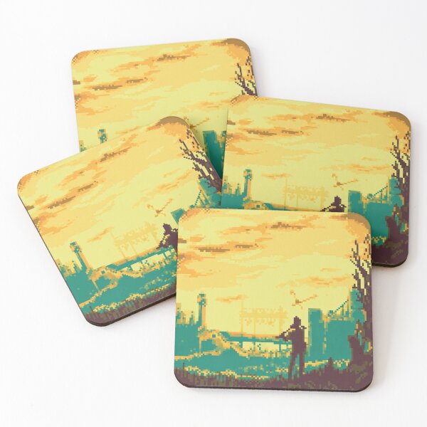 Item preview, Pixel Wasteland Survivor – Retro Post‑Apocalyptic Artwork designed and sold by Pixel8Prints.