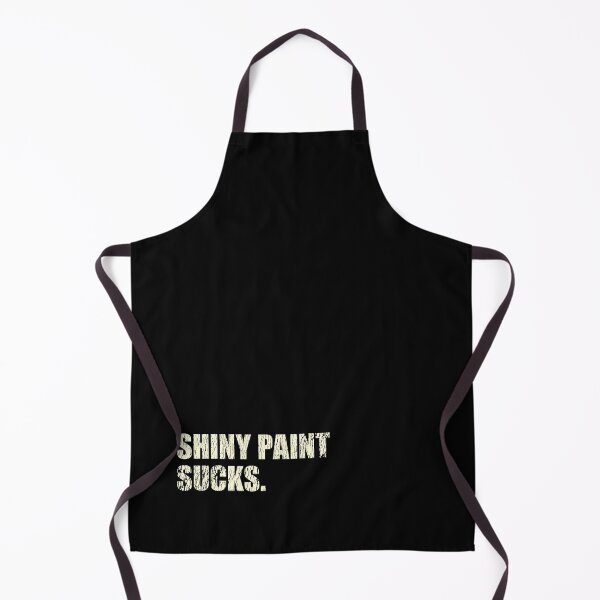 Item preview, Shiny Paint Sucks - for patina paintwork custom car and hot rod fans - old white print designed and sold by retropetrol.