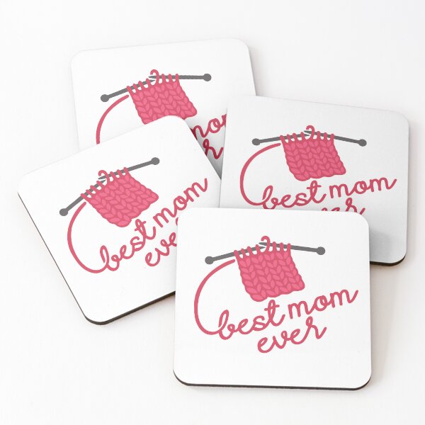 Item preview, Best Knitting Mom Ever 2026 – Cute Yarn & Needles Design for Crochet & Knitting Lovers Gift designed and sold by artworkathome.