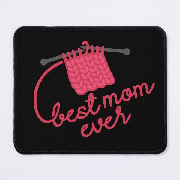 Item preview, Best Knitting Mom Ever 2026 – Cute Yarn & Needles Design for Crochet & Knitting Lovers Gift designed and sold by artworkathome.