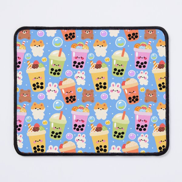 Item preview, Bubble Tea Skyland Seamless Pattern designed and sold by KJackArtwork.
