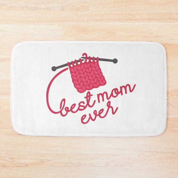 Item preview, Best Knitting Mom Ever 2026 – Cute Yarn & Needles Design for Crochet & Knitting Lovers Gift designed and sold by artworkathome.