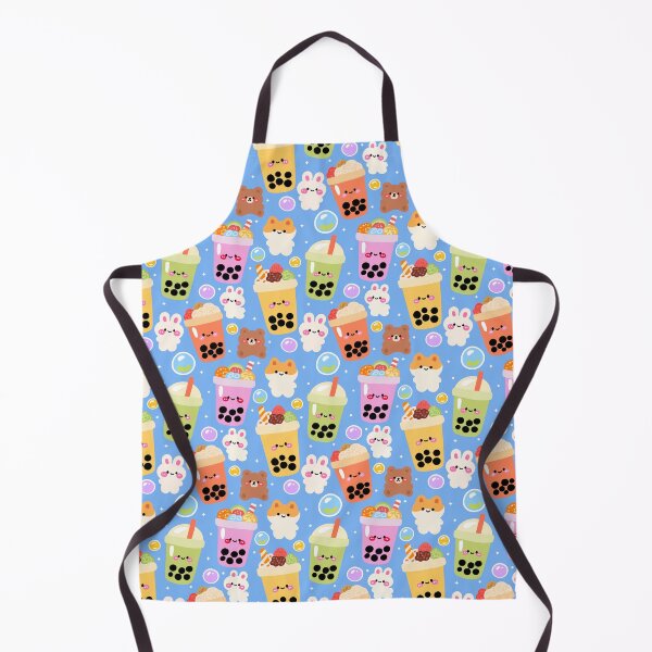 Item preview, Bubble Tea Skyland Seamless Pattern  designed and sold by KJackArtwork.