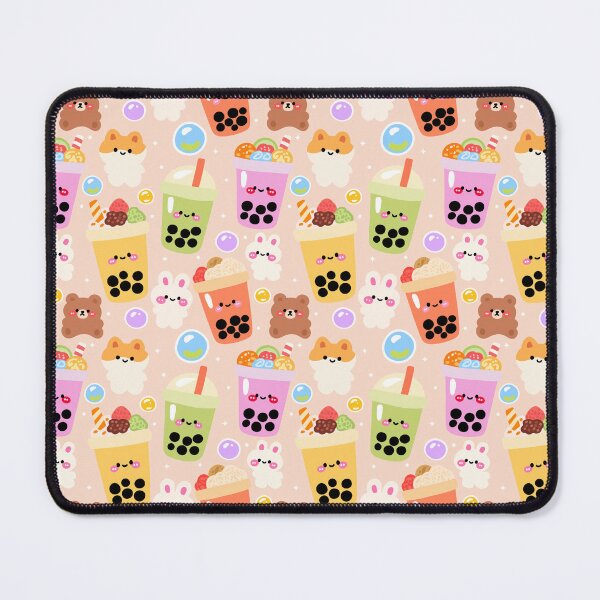 Item preview, Bubble Tea Skyland Seamless Pattern designed and sold by KJackArtwork.