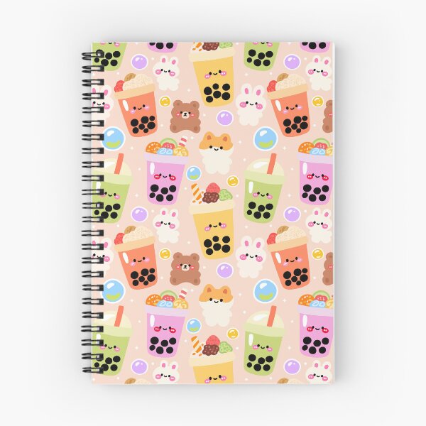 Item preview, Bubble Tea Skyland Seamless Pattern  designed and sold by KJackArtwork.