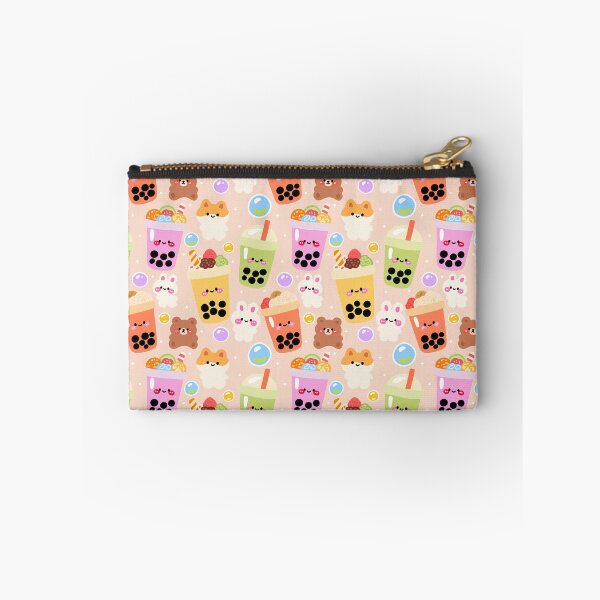 Item preview, Bubble Tea Skyland Seamless Pattern  designed and sold by KJackArtwork.
