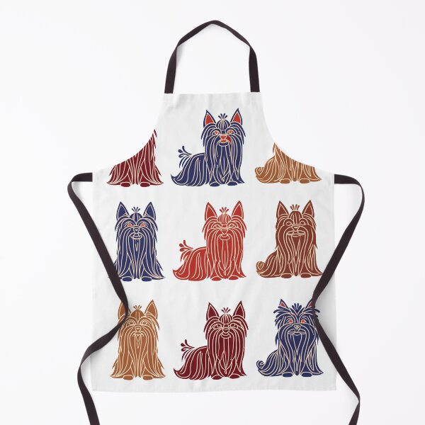 Item preview, Stylized Yorkies in Grid Pattern designed and sold by lautir.