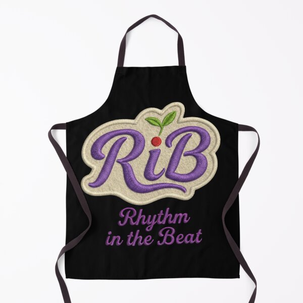 Item preview,  Amethyst RiB Embroidered Patch Urban Script Logo designed and sold by Rib-Brand.