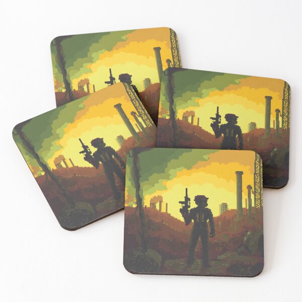 Item preview, Pixel Wasteland Survivor – Retro Post‑Apocalyptic Artwork designed and sold by Pixel8Prints.