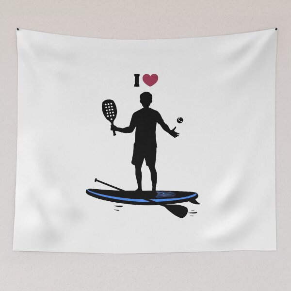 Item preview, I love padel - humor, paddle, and sport designed and sold by francoisville.